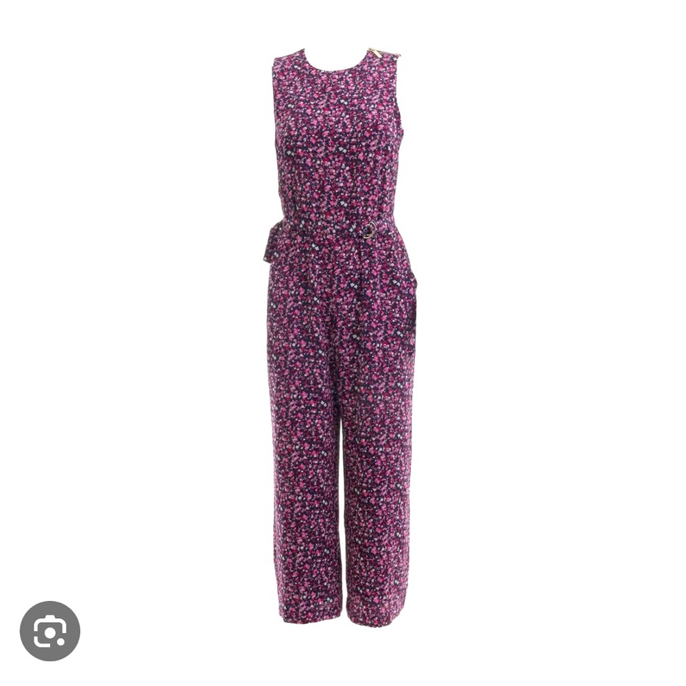 Michael Kors, Floral Multi colored Pink Jumpsuit. US Size 2.
